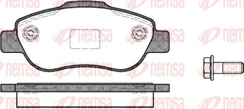 Kawe 1100 00 - Комплект спирачно феродо, дискови спирачки vvparts.bg