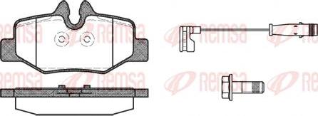 Kawe 1110 02 - Комплект спирачно феродо, дискови спирачки vvparts.bg