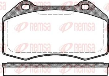 Kawe 1113 00 - Комплект спирачно феродо, дискови спирачки vvparts.bg