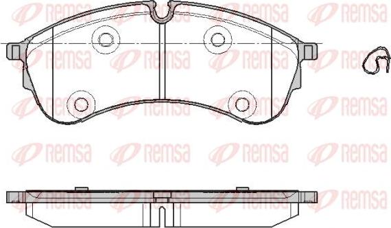 Kawe 1847 00 - Комплект спирачно феродо, дискови спирачки vvparts.bg