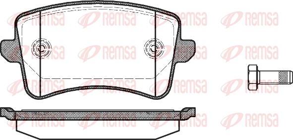 Kawe 1343 00 - Комплект спирачно феродо, дискови спирачки vvparts.bg