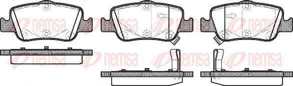 Kawe 1356 02 - Комплект спирачно феродо, дискови спирачки vvparts.bg