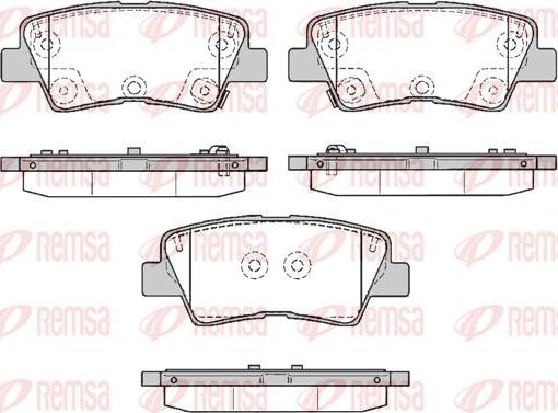 Kawe 1362 85 - Комплект спирачно феродо, дискови спирачки vvparts.bg