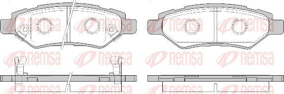 Kawe 1335 02 - Комплект спирачно феродо, дискови спирачки vvparts.bg