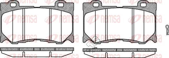 Kawe 1372 01 - Комплект спирачно феродо, дискови спирачки vvparts.bg