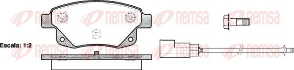 Kawe 1252 02 - Комплект спирачно феродо, дискови спирачки vvparts.bg