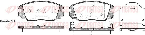 Kawe 1204 02 - Комплект спирачно феродо, дискови спирачки vvparts.bg