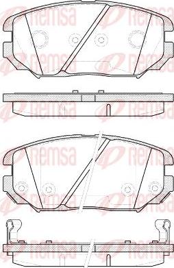 Kawe 1204 12 - Комплект спирачно феродо, дискови спирачки vvparts.bg