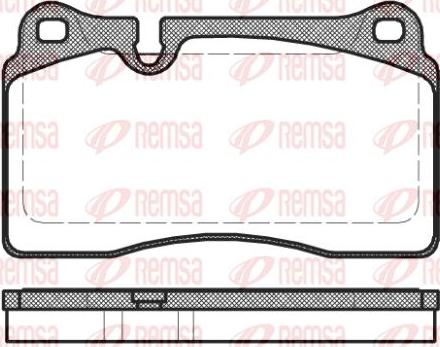 Kawe 1200 30 - Комплект спирачно феродо, дискови спирачки vvparts.bg