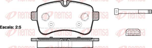 Kawe 1282 00 - Комплект спирачно феродо, дискови спирачки vvparts.bg