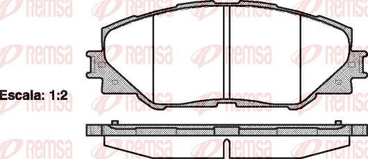 Kawe 1234 00 - Комплект спирачно феродо, дискови спирачки vvparts.bg