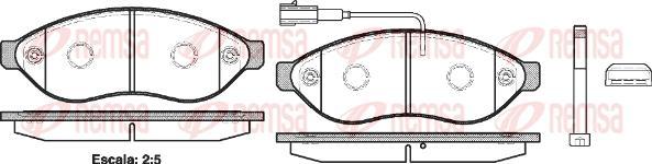 Kawe 1237 01 - Комплект спирачно феродо, дискови спирачки vvparts.bg