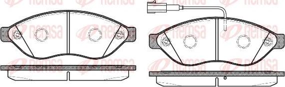 Kawe 1237 12 - Комплект спирачно феродо, дискови спирачки vvparts.bg