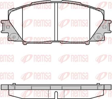 Kawe 1224 10 - Комплект спирачно феродо, дискови спирачки vvparts.bg