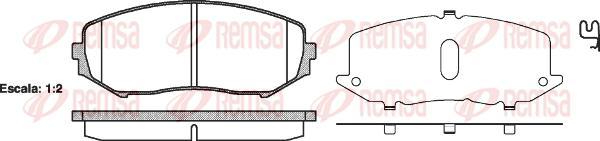 Kawe 1225 02 - Комплект спирачно феродо, дискови спирачки vvparts.bg