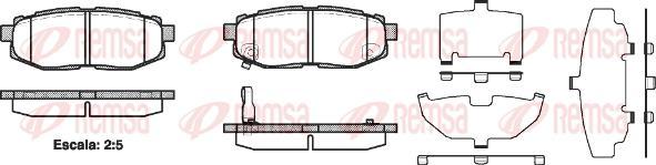 Kawe 1228 01 - Комплект спирачно феродо, дискови спирачки vvparts.bg