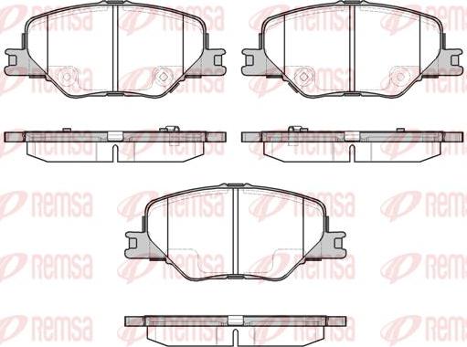 Kawe 1795 02 - Комплект спирачно феродо, дискови спирачки vvparts.bg