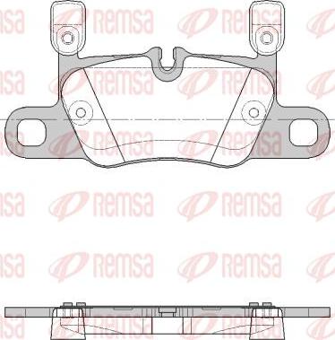 Kawe 1714 20 - Комплект спирачно феродо, дискови спирачки vvparts.bg