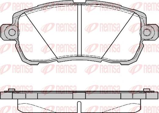 Kawe 1728 00 - Комплект спирачно феродо, дискови спирачки vvparts.bg