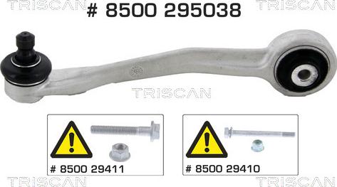 Kawe 8500 295038 - Носач, окачване на колелата vvparts.bg