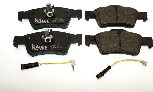 Kawe 810082 - Комплект спирачно феродо, дискови спирачки vvparts.bg