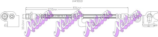 Kawe H4901Q - Спирачен маркуч vvparts.bg