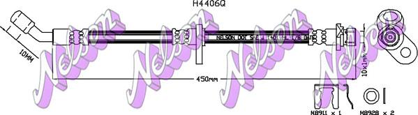 Kawe H4406Q - Спирачен маркуч vvparts.bg