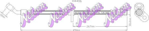 Kawe H4406 - Спирачен маркуч vvparts.bg