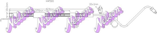 Kawe H4581 - Спирачен маркуч vvparts.bg