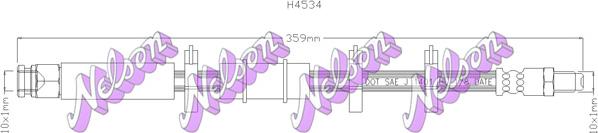 Kawe H4534 - Спирачен маркуч vvparts.bg