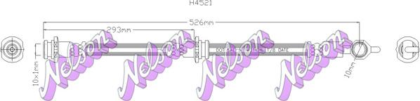 Kawe H4521 - Спирачен маркуч vvparts.bg