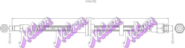 Kawe H4692 - Спирачен маркуч vvparts.bg