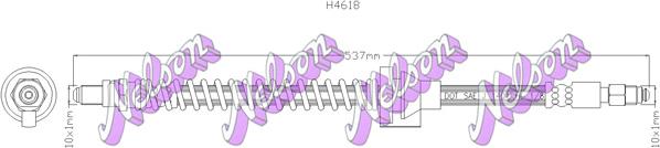 Kawe H4618 - Спирачен маркуч vvparts.bg