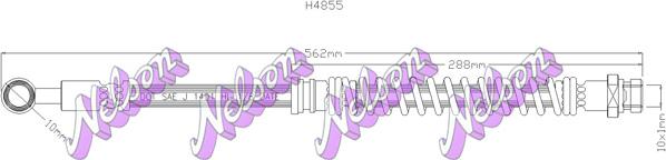 Kawe H4855 - Спирачен маркуч vvparts.bg