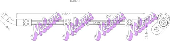 Kawe H4879 - Спирачен маркуч vvparts.bg