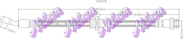 Kawe H4878 - Спирачен маркуч vvparts.bg