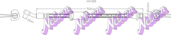 Kawe H4388 - Спирачен маркуч vvparts.bg