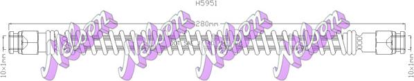 Kawe H5951 - Спирачен маркуч vvparts.bg