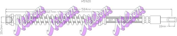 Kawe H5920 - Спирачен маркуч vvparts.bg