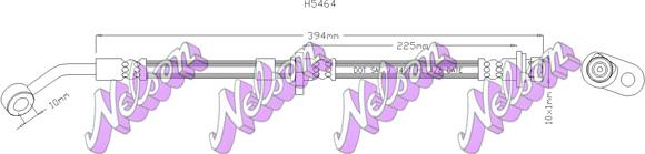 Kawe H5464 - Спирачен маркуч vvparts.bg