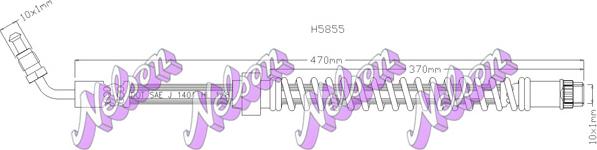 Kawe H5855 - Спирачен маркуч vvparts.bg