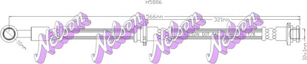 Kawe H5806 - Спирачен маркуч vvparts.bg