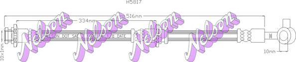 Kawe H5817 - Спирачен маркуч vvparts.bg