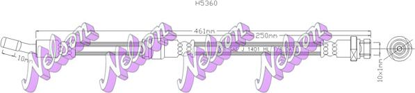 Kawe H5360 - Спирачен маркуч vvparts.bg