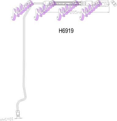 Kawe H6919 - Спирачен маркуч vvparts.bg