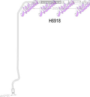 Kawe H6918 - Спирачен маркуч vvparts.bg