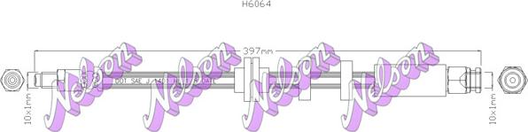 Kawe H6064 - Спирачен маркуч vvparts.bg