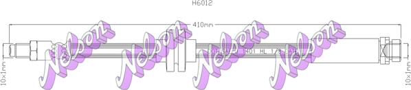 Kawe H6012 - Спирачен маркуч vvparts.bg