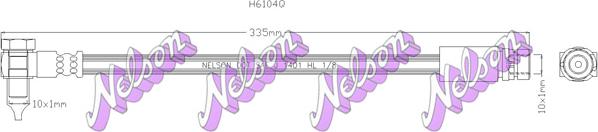 Kawe H6104Q - Спирачен маркуч vvparts.bg