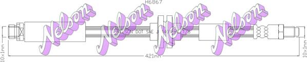 Kawe H6867 - Спирачен маркуч vvparts.bg